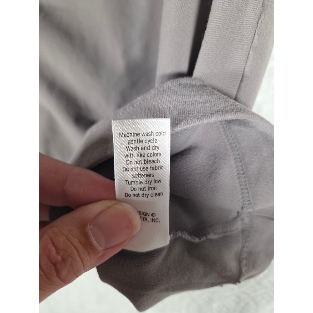 Athleta Gray Active Skort Built-in Mesh Shorts Supplex Lycra Size M Hiking Gym - Picture 7 of 11